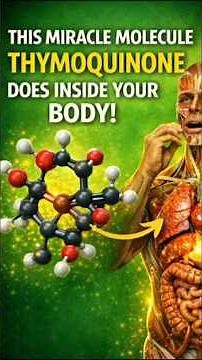 Thymoquinone Explained: What Black Seed Oil Does Inside Your Body 🤯 #facts #science #Thymoquinone