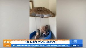 Denis Cox has been spreading humour online with his hilarious isolation activities. #9Today | TODAY