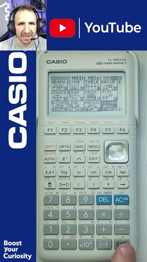 SETTING THE LANGUAGE ON THE CASIO FX-9860GIII CALCULATOR