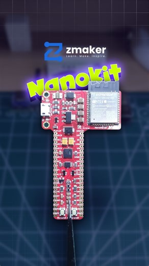 Oussama EL Assiri on Instagram‎: "⚙️ لوحة تطوير Nanokit Integrated ESP32 🔧⚡ حل متكامل بتصميم مدمج وأداء موثوق، موجّه لمشاريع الأنظمة المدمجة وتطبيقات إنترنت الأشياء. كفاءة عالية، وجاهزية للتطوير السريع ⚡. Compact design. Reliable performance. Built for makers. #إلكترونيك #اصنعه_بنفسك #Nanokit #IntegratedESP32 #DevBoard #ESP32 #device #ESP #espressif_systems #electronics #electronicsolution #Arduino #MicroPython #DIY #embedded #TechMakers #SmartDevice #reels #reelsinstagram #instagram #viral #ex