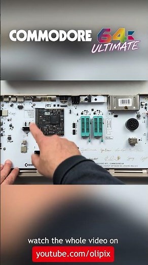 inside the Commodore 64 Ultimate #c64 #c64u #commodore