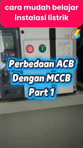 Difference between ACB and MCCB #electricity #electrical