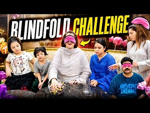 BLIND FOLD CHALLENGE WITH ALL KIDS // BIG SURPRISE COMING SOON // SAB KITNE CHEATRS HA