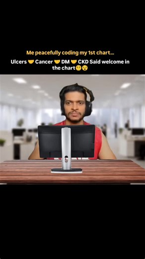 Medical Coding Kastalu on Instagram: "Relatable ?? First chart of the day a nightmare for coders 😅🫣"