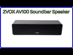 REVIEW (2026): ZVOX AV100 Soundbar Speaker. ESSENTIAL details.