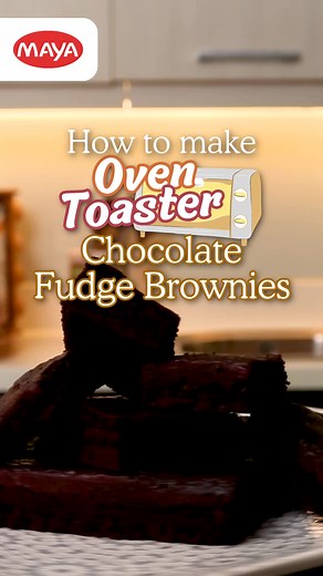 Delicious Oven Toaster Brownies Recipe with MAYA Mix