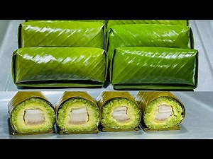 The cake is as delicious as banh tet, the way it is made is much easier and faster.