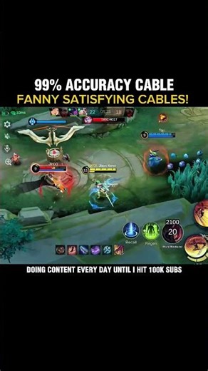 Fanny satisfying cables! #mobilelegends #mlbb