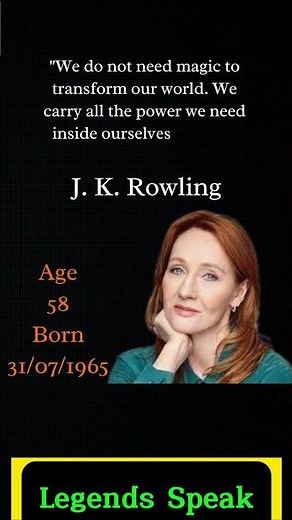 J.K. Rowling | Quotes That Inspire Millions #shorts #viral