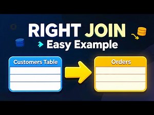 “SQL RIGHT JOIN Explained with Easy Example | Learn SQL Joins Fast 🔥”