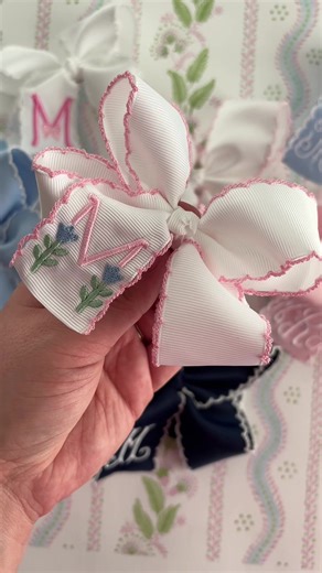 Last Chance for Monogram Moonstitch Bow Orders