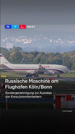 Russian Plane at Cologne/Bonn Airport | RTL WEST