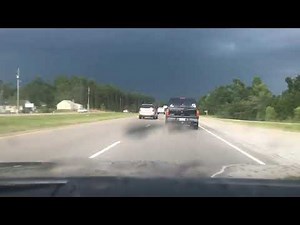 Driving into a thunderstorm on Hwy. 17