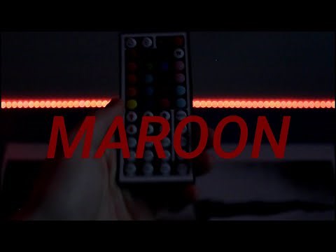 How to make MAROON on LED Light Strips! (Custom DIY Light Strip Colors #59)