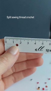 Split sewing thread crochet ornaments #luciaknit #microcrochet #microcrochetart #nanocrochet #christmasornaments | LuciaKnit Creative Ideas