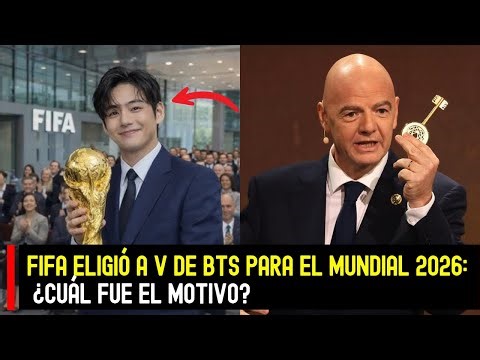 FIFA chose BTS's V for the 2026 World Cup: what was the reason? #BTS #V