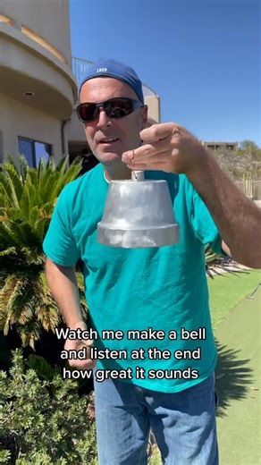 Joe Richards on Instagram: "Watch me make a bell with a sweet sound #music #diy"