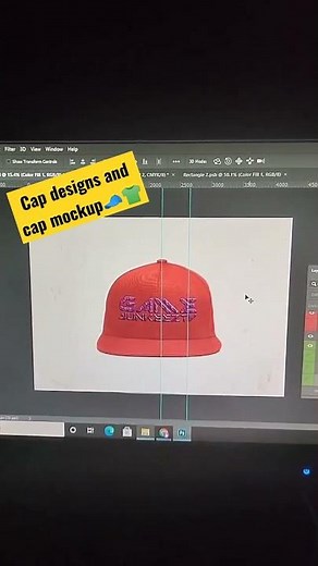 Cap Design and Cap Mockup | Adobe Illustrator | Design By Rajon