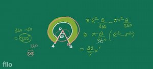In the figure, two concentric circles with centre O, have radii... | Filo