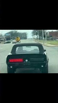 1968 Ford Mustang blacked out