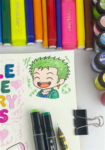 Easy Zoro Drawing Tutorial for Beginners
