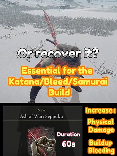 Elden Ring Seppuku Ash of War Location Guide