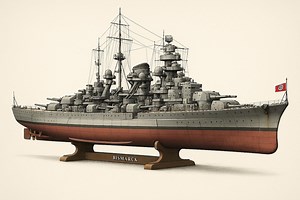 Bismarck Battleship Model Plan: WWII German Warship Blueprint (PDF Download) - Etsy