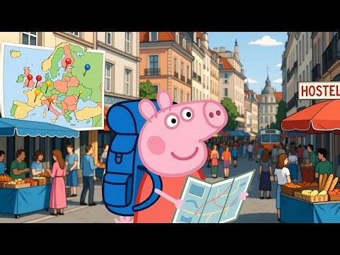 Peppa Pig's ultimate budget backpack adventure across Europe