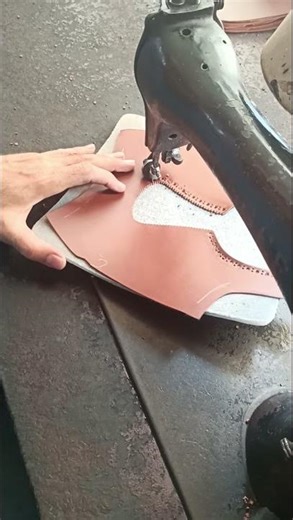 Machine-Punched Leather Upper – Shoe Upper Making Process (ASMR • Satisfying Craft)
