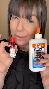 169K views · 5K reactions | Yep Elmer’s glue and food coloring make the best diy lip stain. Y’all were asking to see it again here it is. #diylipstain #elmersglue #foodcoloring #foodcoloringlipstain | Gina Cicero | Facebook