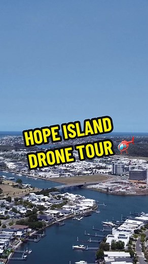 Explore Hope Island: A Stunning Drone Tour