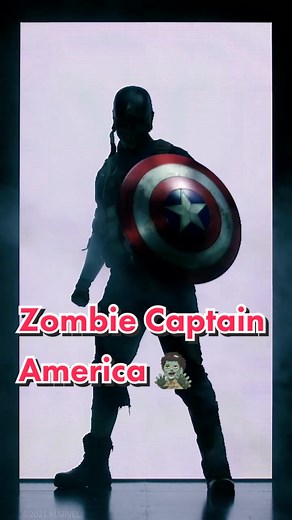 That is America’s zombie 🧟‍♂️ #Disney #DisneyParks #DisneyCaliforniaAdventure #OogieBoogieBash #CaptainAmerica #Zombie