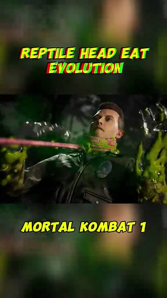 Reptile Fatality Evolution in Mortal Kombat from 1992 to 2023