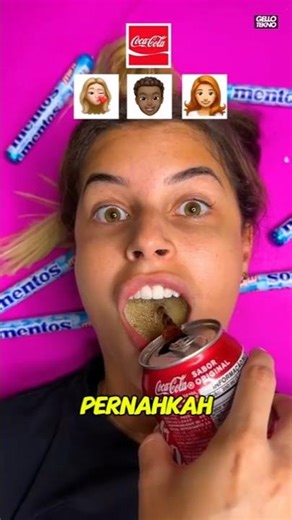 Mixing Coca Cola with Mentos in the Mouth 😱