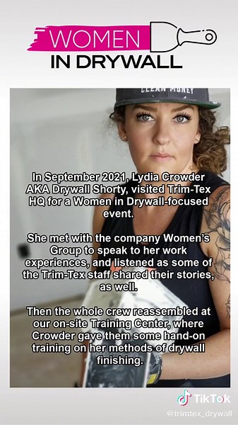 Women in Drywall: Lydia Crowder's Inspiring Journey