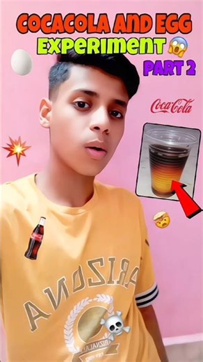 CocaCola And Egg Experiment Result 🥚😱 Part 2 #minivlog #shorts #viral #egg #experiment #cocacola