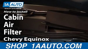 How To Replace Cabin Air Filter 2005-09 Chevy Equinox