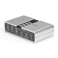 Tarjeta de Sonido 7.1 USB Externa Adaptador Conversor puerto SPDIF Audio Digital Óptico