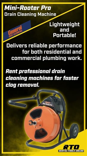 Mini-Rooter Pro | Drain Cleaning Machine | General Pipe Cleaners