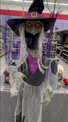 Halloween 2024 Michaels Pop Up Witch Animatronic #halloween #spirithalloweenstore