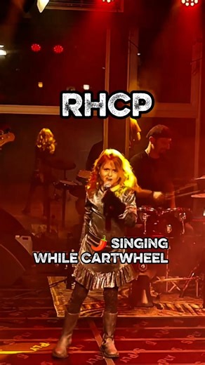 9 Year Old Singer Does Cartwheel While Singing RHCP 😳