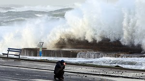 'Weather bomb' storm brings disruption to northern UK
