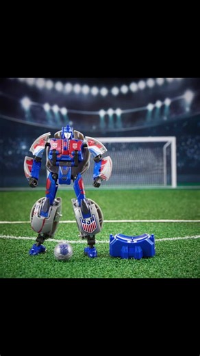 New promo images of Transformers x US Soccer Federation Breakaway figure. Preorders go up next week along with Transformers Deluxe Class Star Eagle. Star Eagle is a Walmart exclusive in the U.S. Images via @indemandtoys #transformers #hasbro #ussoccerfederation
