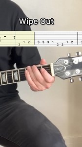 Wipe Out Guitar Get over 💯 pdf Tabs on Patreon patreon.com/1jour1riff #guitartabs #guitarcover #guitartutorial #learnguitar #coursdeguitare #guitarstagram #fypシ | Skid Vyk