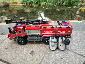 LEGO MOC-51482 42068 Airport Rescue Vehicle RC MOD (Technic 2020)