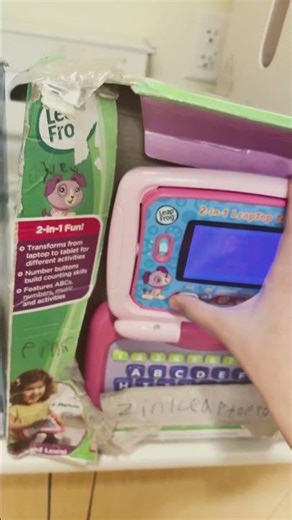 Leapfrog 2 in 1 Leaptop Touch Pink