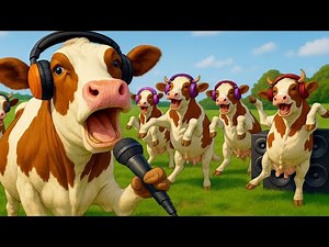 Dancing Cows with Moo Song Sounds – 100% Laugh Guaranteed!