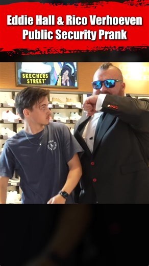 Eddie Hall and Rico Verhoeven's Hilarious Security Prank