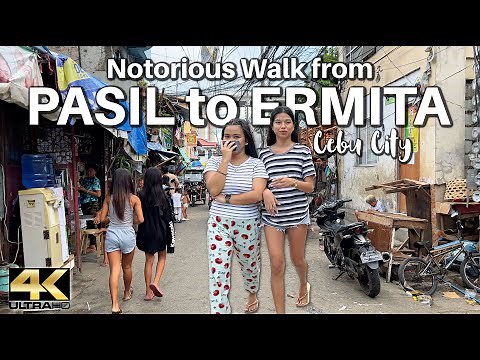 Walking the TOUGHEST Barangays in Cebu City - Are they really dangerous? [4K]