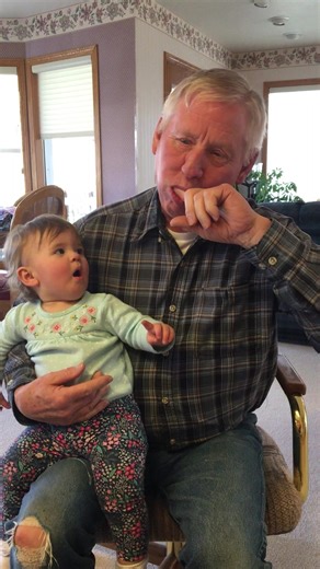 Grandpa is magical! 🧓 #reels #baby #grandpa #funny | All The Babies